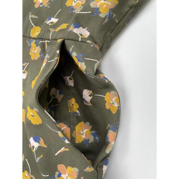 Pact Organic Cotton Cutout Tie Back Sleeveless Midi Dress Floral Pockets Large - Picture 3 of 10